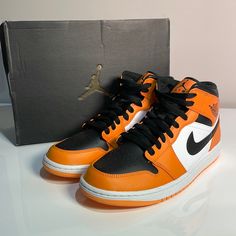 - Mens Yellow Black Air Jordan Sneakers - Never Worn And In Excellent Condition - Size: Mens 9 - Taxi/White/Black - Sku: 554724 701 Orange High-top Sneakers With Contrast Sole For Streetwear, Orange High-top Sneakers With Boost Midsole For Streetwear, Orange High-top Skate Shoes With Contrast Sole, Orange Jordan Shoes For Streetwear, Orange High-top Skate Shoes With Boost Midsole, Orange High-top Sneakers With Contrast Sole For Sports, Orange Leather Basketball Shoes For Streetwear, Orange High-top Sneakers For Streetwear, Orange Basketball Shoes With Contrast Sole For Streetwear