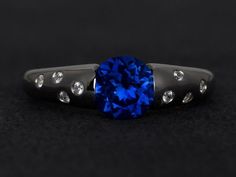 blue sapphire ring silver round cut sapphire gemstone ring sapphire engagement rings promise ring be Sapphire Ring Silver, Pink Sapphire Band, Rings Promise, Sapphire Engagement Rings, Mystic Topaz Ring, Blue Gemstone Rings, Ring Sapphire, Ring Bezel, Sapphire Band