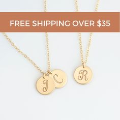 Keep your little ones close to your heart with our new Vintage Disc Necklace! It's great for layering, a wonderful minimalist piece, perfect gift for your wife, girlfriend, Mother's Day gift or simply to treat yourself! Engraved and hand assembled with care and love, it comes in 14k gold fill, rose gold fill, or sterling silver.     HOW - TO - ORDER  1. Select your options from the drop down menu 2. Chain length options are 16", 18" & 20". For additional chain lengths a ½", 1", 2" or 3" extender Everyday Initial Pendant Charm Necklace For Mother's Day, Dainty Everyday Charm Necklaces For Mother's Day, Simple Charm Necklaces For Mother's Day, Simple Everyday Charm Necklaces For Mother's Day, Hand Stamped Necklaces For Mother's Day, Mother's Day Hand Stamped Charm Necklaces, Simple Nickel-free Charm Necklaces For Gifts, Simple Nickel-free Charm Necklaces As Gifts, Simple Nickel-free Charm Necklace As Gift