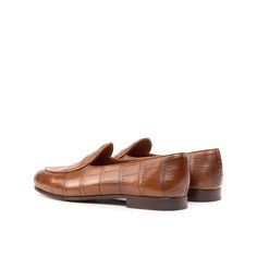 CUSTOMIZE Elegant Brown Slip-on Slippers, Luxury Brown Slip-on Moccasins, Brown Calf Leather Slip-ons With Leather Sole, Brown Calf Leather Loafers With Textured Sole, Classic Calf Leather Slippers With Leather Sole, Brown Calf Leather Slip-ons With Leather Lining, Luxury Brown Loafers With Leather Sole, Luxury Brown Tassel Loafers With Rubber Sole, Luxury Brown Slip-on Tassel Loafers