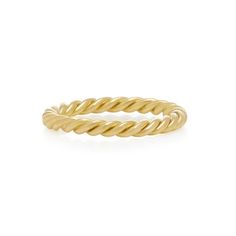 Solid 14k recycled gold 2mm gold band  $250 Classic Gold Rings, Twisted Gold Ring, Twisted Metal, Twist Ring, Handcrafted Rings, Classic Gold, August Birth Stone, Metal Ring, Precious Gems