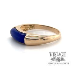 Lapis 14ky gold saddle ring — Vintage Jewelers & Gifts, LLC. 14k Yellow Gold Dome Ring With Oval Cabochon, 14k Gold Blue Oval Cabochon Rings, Blue 14k Gold Oval Cabochon Rings, Formal 14k Gold Sapphire Ring With Oval Cabochon, Modern 14k Gold Opal Ring For Formal Occasions, Modern 14k Gold Opal Ring For Formal Events, Formal 14k Gold Oval Cabochon Dome Ring, Formal 14k Gold Oval Cabochon Moonstone Ring, Classic Blue Domed Jewelry