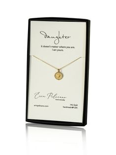 Daughter Necklace Dear Daughter. This option you are selecting your favorite necklace to pair with the Daughter carded box. Necklace Photos showcase selections. With its fine feminine details carefully crafted in bright Sterling Silver or rich 14k Gold, each necklace option features delicately beaded edges and timeless designs. Easy to wear and much loved gifts, she's ready to become a new favorite everyday treasure. Proudly made in the USA. Looking for a unique combination of Jewelry and Packag Heart Pendant Jewelry For Valentine's Day Birthday, Round Pendant Necklace With Hallmark For Mother's Day, Heart-shaped Jewelry In Gift Box For Mother's Day, Heart-shaped Jewelry For Mother's Day With Gift Box, Heart-shaped Jewelry For Mother's Day In Gift Box, Valentine's Day Jewelry Gift For Her In Gift Box, Classic Heart Necklace For Gift, Round Jewelry Gift With Box, Classic Personalized Jewelry For Mother's Day