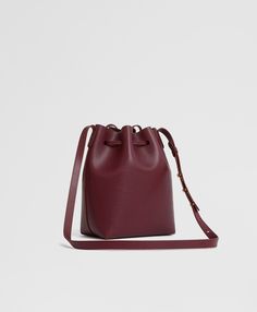 Mini Bucket Bag - Claret