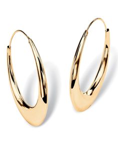 These stunning 18k gold-plated sterling silver hoops are the perfect accessory for any wardrobe! Lightweight and comfy, they're sure to make a statement. Don't wait - get your 1 7/8 diameter hoops today! Instantly elevate your fave plus size dresses and tops with the perfect piece of jewelry PalmBeach Jewelry 18k Yellow Gold-plated Sterling Silver Puffed Hoop Earrings 1 7/8 | Yellow | Accessories | Materials & Care Instructions: ['Nickel free', 'Hypoallergenic', 'Imported'] Silver Earrings Online, Yellow Accessories, Tarnished Jewelry, Open Hoop Earrings, Boho Style Jewelry, Heart Shaped Earrings, Classy Jewelry, Hoop Earring Sets, Sterling Silver Hoop Earrings