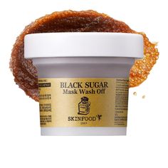 PRICES MAY VARY. Sugar Scrub Exfoliator - Smooth and restore skin with our natural SKINFOOD sugar scrub and exfoliator. This one-step application for gentle scrubbing and massaging will exfoliate and leave your skin rejuvenated, smooth and clear all day without any worries. Benefits of Black Sugar - This exfoliant works to reduce sebum build up, remove blackheads, dark marks, and damaged skin with ease while also providing essential vitamins and nutrients to the skin. In addition, this scrub inc Sugar Face Scrub, Easy Sugar Scrub, Sugar Scrub For Face, Gentle Facial Cleanser, Vitamin Packs, Skin Polish, Black Sugar, Remove Blackheads, Asian Skincare