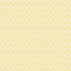 a yellow and white wallpaper pattern with wavy lines on the bottom half of it