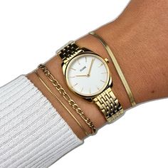 Mini Gold, Gold Link, Gold Colour, Gold Case, Steel Watch, Minerals Crystals, Watch Collection, Watch Case, Womens Watches