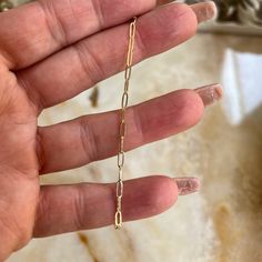 New Dainty 1.1mm 16” Inches Or 18” Inches Bracelet Paperclip Bracelet Paperclip Chain Comes In A Beautiful Jewelry Box Solid 14k Yellow Gold Comes In A Beautiful Jewelry Box Item#Sku: Y4rqr045-2.7-3. 14k Gold-filled Tarnish Resistant Paperclip Bracelet, Adjustable 14k Gold-filled Paperclip Bracelet With Delicate Chain, Adjustable 14k Gold-filled Paperclip Chain Bracelet, Layered Silver Bracelets, 14k Gold-filled Yellow Gold Paperclip Bracelet, Tarnish Resistant, Elegant 14k Gold-filled Paperclip Bracelet With Adjustable Chain, Abalone Shell Bracelet, Paperclip Bracelet, Paperclip Chain Necklace