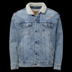 Stay warm and stylish with our premium Denim Sherpa Jacket, perfect for chilly days and casual outings. Crafted from high-quality denim with a soft, plush sherpa lining, this jacket offers both durability and comfort. Its classic design features button closures, dual chest pockets, and a relaxed fit, making it a versatile piece for layering over your favorite outfits. This jacket combines rugged denim with the cozy warmth of sherpa, giving you the best of both worlds. Whether you're heading out for a weekend adventure or simply want to elevate your everyday look, the Denim Sherpa Jacket is a must-have for your wardrobe. It's the perfect blend of style, function, and warmth. As the temperatures drop, staying warm doesn't mean compromising on style. This jacket is your go-to for fall and win Denim Sherpa Jacket, Casual Night Out, Sherpa Jacket, Premium Denim, Soft Plush, Everyday Look, Stay Warm, Effortless Style, Design Features