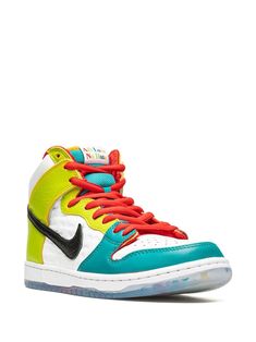 Nike x FroSkate SB Dunk High Pro Sneakers - Farfetch Ranch Dress, Sb Dunk High, Fruit Loops, Dunk High, Sb Dunk, Swoosh Logo, Baddie Outfits Casual, All Love