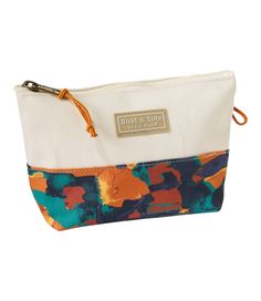 We make this classic canvas pouch right here in Maine - carry it on its own or inside one of our Boat and Totes. 100% cotton canvas. Spot clean. Same durable cotton canvas fabric as our iconic Boat and Tote. Overlapped seams are double-stitched with nylon so they won't rot or break. Zipper pull is made with our Bean Boot laces. Pouch keeps smaller items organized inside your backpack or tote. Stands upright on its own. Made in Maine. | Maine Canvas Zip Pouches, Canvas/Nylon Canvas Travel Pouch With Zipper, Outdoor Cotton Canvas Bag With Zipper Closure, Travel Canvas Bag With Zipper Pouch, Canvas Travel Bag With Zipper Pouch, Travel Canvas Bag With Zipper, White Cotton Pouch For Everyday Use, Travel Cotton Zipper Pouch, Everyday Canvas Pouch With Zipper Closure, Cotton Travel Pouch