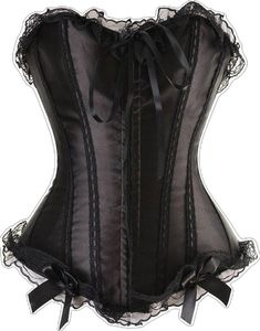 Fitted Lace Corset For Cosplay, Strapless Corset Back Dress For Halloween, Halloween Lace Corset Dress With Corset Back, Black Corset Dress For Halloween With Corset Back, Gothic Black Overbust Corset Dress, Black Gothic Overbust Corset Dress, Gothic Strapless Corset For Halloween, Black Strapless Corset Dress For Halloween, Gothic Strapless Costume Corset