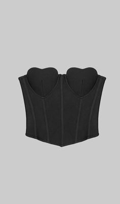 Introducing a luxurious addition to your wardrobe - the Strapless Corset Cropped Top in black. Crafted from the finest fabric, this elegant top features a corset-style bodice for a contoured, figure-hugging fit. Sophisticated and timeless, this piece exudes charisma and can easily be dressed up or down, making it the perfect must-have item for your wardrobe. Gentle Dry Clean OnlyColour may vary due to lighting on images. The product images (without model) are closest to the true colour of the pr Luxury Black Corset With Fitted Bodice, Luxury Black Tops With Corset Back, Luxury Strapless Corset With Adjustable Straps, Luxury Evening Corset With Adjustable Straps, Black Strapless Corset, Korsett Top, Corset Cropped, Celebrity Summer Style, Top Corset