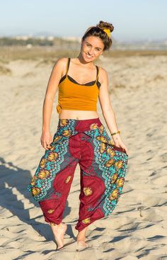 Thailand Inspired Pants, Boho Pants, Belly Dance Pants, Elephant Pants, Thai Pants, Open Leg Pants, Harem Pants, Flow Pants Elephant Pattern Open Leg Pants, Belly Dance Pants, Italy Clothes, Thai Pants, Elephant Pants, Pants Boho, Etsy Boutique, Harem Pants Women, Dance Pants