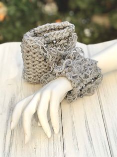 Gray handmade knitted handbag Handmade Knitting, Handbags