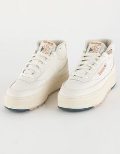 Reebok Club C Geo Mid, It Shoes, Mid Shoes, Reebok Club C, Club C, Reebok Shoes, Womens Reebok, Reebok Classic, Swag Shoes