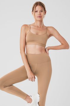 Here’s why the Intrigue Bra will be your new go-to: It’s made from our signature Airlift fabric for a supportive, snug fit that’s ready for everything from HIIT to headstands. The cut is simple but flattering, designed with a scoop-neck, adjustable straps that crisscross in back for extra lift, and a keyhole cutout. Wear it with sweats to cozy up at home, with matching Airlift leggings to make a cute set… Really, when won’t you reach for it? Mesh Corset, Personal Style Inspiration, Yoga Sports Bra, Strappy Sports Bras, Athlete Workout, Racerback Sports Bra, Back Women, Cute Sets, Olive Tree