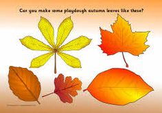 four different colored leaves are shown with the words can you make some plagiugh autumn leaves like these?