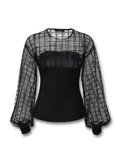 Women'S Loose Sexy Long-Sleeved Mesh T-Shirt sold by girl clothing on Storenvy Casual Blouse Shirts, Sheer Mesh Top, Lantern Sleeve Top, Mesh Tops, Black Mesh Top, Mesh T Shirt, Casual Shirt Women, Women Long Sleeve Tops, Plaid Fashion