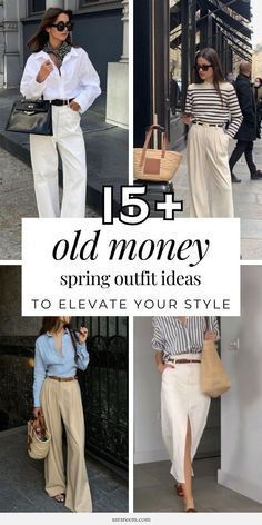 Old Money Spring, Elegant Classy Outfits, Preppy Spring, Classy Fits, Spring Outfit Ideas, Estilo Preppy, Estilo Chic, Money Aesthetic