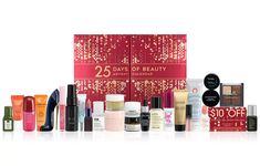 Created for Macy's 25 DAYS OF BEAUTY ADVENT CALENDAR is the Ultimate Gift for the beauty Lover. GIFT SET INCLUDES: AHAVA Ahava 24K Gold Mask, 15 mL / 0.51 fl. oz. ANASTASIA BEVERLY HILLS Mini Mini Lash Brag, 2.5 mL / 0.08 fl. oz. BAREMINERALS Mineral Veil Setting Powder, 0.75 g / 0.026 oz. BUTTAH SKIN ENTERPRISES Sample Charcoal Detox Mask, 5 mL / 0.016 oz. CACHAREL Yes I Am, 5 mL / 0.17 oz. CAROLINA HERRERA Good Girl Eau De Parfum, 7 mL / 0.24 oz. CHELLA Mini Manifest Bronze Eyeshadow Palette, 4 g / 0.14 oz. CLINIQUE Moisture Surge™ 100H Auto-Replenishing Hydrator, 15 mL / 0.50 oz. ELEMIS Pro-Collagen Cleansing Balm Deluxe Sample, 10 mL / 0.33 oz. FIRST AID BEAUTY Ultra Repair Cream, 29.5 mL / 1 oz. KIEHL'S SINCE 1851 Ultra Facial Cream, 7 mL / 0.23 oz. LANCÔME Advanced Génifique Youth Ac Makeup Advent Calendar, Advent Calendar 2022, Best Beauty Advent Calendar, Beauty Advent, Bronze Eyeshadow, Clinique Moisturizer, Calendar 2022, Beauty Advent Calendar, Cosmetics Skincare