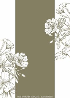 an image of flowers on a brown and white background