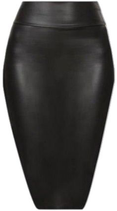 black leather pencil skirt Faux Leather Pencil Skirt, Leather Pencil Skirt, Faux Leather Skirt, Black Faux Leather, Leather Skirt, Pencil Skirt, Faux Leather, Pencil, High Waisted