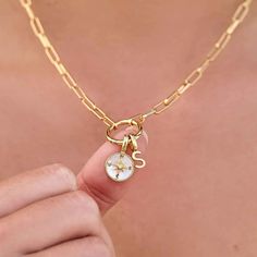 Harper Round Charm Chain Choker Charm Chain, Create Something, Trends 2024, New Directions, Chain Choker, Holiday Collection, Jewelry Trends, Mix And Match, Compass