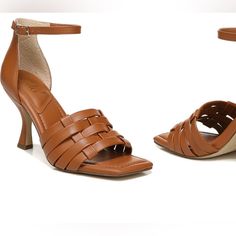 Brand New, Never Used In Box Size 11 (Brown) Brown Ankle-high Heels With Padded Heel, Brown Ankle-high Heels With Heel Loop, Brown Ankle-high Sandals Medium Width, Size 11 Heels, Franco Sarto Shoes, Franco Sarto, Shoes Women Heels, Ankle Strap, Shoes Heels