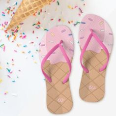 Fun Non-slip Flip Flops For Swimming, Pink Summer Flip Flops For Pool, Summer Pink Flip Flops For Pool, Playful Non-slip Flip Flops For The Beach, Summer Style Pink Flip Flops For Pool, Pink Sandals For Poolside And Beach Season, Pink Sandals For Beach And Poolside, Pink Flip Flops For Poolside And Beach Season, Playful Summer Vacation Flip Flops