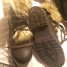 Never Worn Boots With Fur, Fur Boots, Shoes Boots, Bootie Boots, Shoe Boots, Ankle Boots, Women Shoes, Boots, Women Shopping