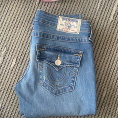 Brand New Size 26 True Religion Jeans. Unfortunately They’ve Never Been Worn Because I Could Not Fit Into Them After Having My Last Child. My Loss Is Your Gain. Authentic Outfits, Extra Clothes, Cute Clothing Stores, Last Child, Teen Clothes, Outfit Plan, 2000s Fashion Outfits, James Avery, Cute Jeans