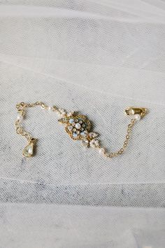 Gold Pearl Wedding Bracelet | Floral Lace Bracelet for Bride | Dainty, Vintage Inspired Elegant Wedding Bracelets With Vintage Charm, Adjustable Vintage Charm Wedding Jewelry, Adjustable Vintage Charm Jewelry For Wedding, Gold Vintage Charm Bracelets For Wedding, Gold Bracelets With Vintage Charm For Wedding, Wedding Bracelets With Pearl Charm, Adjustable Pearl Bracelet For Wedding, Delicate Gold Bracelets For Wedding, Heirloom Gold Bracelets For Weddings