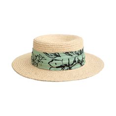 Introducing our "La Isla" Straw Hat with Ribbon Band, a luxurious beach hat made of 100% raffia that transports you to a tropical paradise. Featuring a ribbon band with vibrant floral designs inspired by the natural beauty of Caribbean island life, this handcrafted straw hat is both beautiful and practical. Perfect for sunny days, it's the ideal accessory to add a touch of elegance and island charm to your beachwear. Product Description: Digital printed with floral patterns on ribbon band 2 colo Summer Fedora Panama Hat Made Of Palm Leaf, Short Brim Panama Hat For Beach Vacation, Summer Straw Hat With Upf 50+ For Garden Party, Straw Boater Hat For Travel And Vacation, Vacation Travel Straw Boater Hat, Summer Straw Boater Hat With Visor, Woven Toquilla Straw Hat Bands For Beach, Beachy Boater Hat With Short Brim For Travel, Summer Panama Visor Hat For Travel