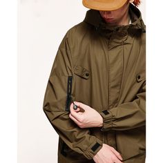 Waterproof And Windproof Multifunctional Outdoor Jacket  Material: 100%Polyester  Material Function: Waterproof, Windproof, Anti-Fouling, Oil-Proof Size: S, M, L, XL, Color: Brown, Black, Purple, Army Green  Season: Spring, Autumn,   Occasion: Leisure, Outdoor, Daily, Vacation, Climbing, Hiking, Fishing Military Style Waterproof Parka For Outdoor, Functional Green Raincoat With Pockets, Waterproof Utility Outerwear For Outdoor Work, Green Utility Raincoat For Winter, Nylon Raincoat With Pockets For Rainy Season, Solid Windbreaker With Pockets For Outdoor Work, Military Style Waterproof Outerwear For Outdoor Activities, Khaki Winter Windbreaker For Outdoor Work, Durable Khaki Long Sleeve Windbreaker