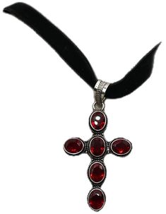 Gothic Cross Jewelry As Gift, Gothic Cross Jewelry Gift, Gothic Cross Jewelry For Gifts, Gothic Cross Pendant Jewelry Gift, Red Cross Pendant Necklace Gift, Red Cross Pendant Necklace For Gift, Red Crucifix Cross Necklace Gift, Red Crucifix Cross Necklace For Gift, Gothic Cross Necklace Gift