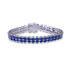 Striking double oval blue sapphire and diamond bracelet. Fana Jewelry, Diamonds Bracelet, Expensive Jewelry, Bracelet Online, Sapphire Bracelet, Designer Fashion Jewelry, Sapphire Jewelry, Jewelry Business, Metal Bracelets