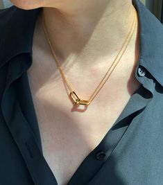 "Double Chain Necklace - Details * 24K Gold plated - Measurements * Length: 42~44cm (Adjustable) All jewelry are ready-for-gift, which come in beautiful packaging. [ Designed and Made in AnotherEast at New York Studio] ♥︎FOLLOW US HERE: https://www.pinterest.com/anothereast2019/ https://www.instagram.com/another.east/ * SHIPPING * All the orders will be shipped to the shipping address supplied through your Etsy Order. Please check the address is correct before finishing your check out. AnotherEa Minimalist 14k Gold Double Chain Necklace, Minimalist Gold-tone Double Chain Necklace, Redline Bracelet, Gold-tone Double Chain Metal Necklace, Gold-tone Metal Double Chain Necklace, Yellow Gold Double Strand Necklace, Tarnish Resistant, Double Chain Necklace, Pendant Necklace Simple, Double Chain