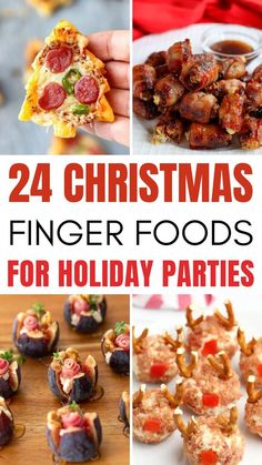 christmas finger foods for holiday parties