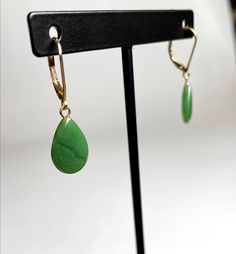 Beautiful Canadian Jade Earrings Available in silver or vermeil Jade measures approximately 15 x 10mm Comes with a complimentary velvet gift bag or the option to upgrade to a gift box. Classic Green Everyday Jewelry, Classic Jade Jewelry As Gift, Classic Jade Jewelry For Gift, Green Teardrop Jewelry With Ear Wire, Oval Hypoallergenic Teardrop Earrings As Gift, Teardrop May Birthstone Earrings, Hypoallergenic Oval Teardrop Earrings For Gifts, Teardrop Jade Earrings For Formal Occasions, Green Drop Earrings Hypoallergenic