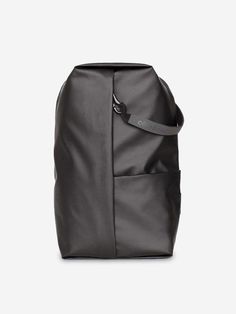 Deriving its name from the tranquil waters of a river in North Eastern France, the Sormonne Obsidian Black backpack brings peace of mind to the organizationally challenged. The interior compartment can comfortably house a device of up to 13” while the exterior offers two flat-fronted pockets with hidden zips, both accessible when the bag is worn over one shoulder. Eastern France, Water Resistant Backpack, Colorful Accessories, Metal Trim, Black Obsidian, Laptop Pocket, Men's Backpack, Black Backpack, Large Tote