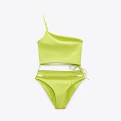 Connected Two Piece Swimsuit In Fun Lime Green Colorbrand New, Never Worn. Sold Out Online! Two Piece Swimsuit, Green Yellow, Lime Green, Green Color, Womens Swim, Green Colors, Barcelona, Two Piece, Swimming