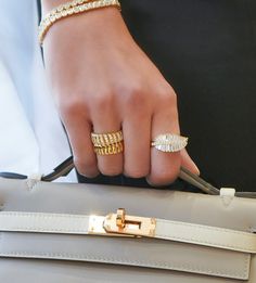 Material Good | Anita Ko | Zoe Ring Luxury Statement Stackable Open Rings, Luxury Stackable Enamel Ring, Luxury Statement Gold-tone Rings, Elsa Peretti Stacking Band Ring, Messika Move Ring, Palm Ring, Lines Texture, Classic Diamond Ring, Anita Ko