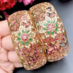 mughal bangles Luxury Jeweled Wedding Jewelry, Festive Chandbali Cubic Zirconia Jewelry, Luxury Stone Work Jewelry For Festive Season, Luxury Kundan Jewelry, Festival Chandbali Earrings In Cubic Zirconia, Luxury Hand-set Jewelry For Festive Occasions, Luxury Jeweled Yellow Gold Jewelry, Ornate Gold-plated Chandbali Jewelry, Gold Plated Stone Work Jewelry For Festivals