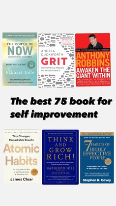 the best 5 book for self improvement