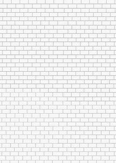 a white brick wall with no mortars