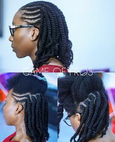 Natural Braids, Pelo Afro, Flat Twist, Twist Outs