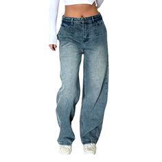 Be the trendsetter of 2023 Autumn-Winter season with our newest sanded baggy jeans for women! This timeless piece of fashion promises to be the standout hero of your wardrobe. perfectly combining the vintage style of the Y2K era with today's fashion ethos.Why You'll Fall In Love High-Waisted Baggy Jeans: Flaunt your curves in this vibrant high-waisted baggy jeans. designed to fit you perfectly and keep you comfortable. Sanded Finish: Its unique sanded finish brings an extra layer of depth. textu Non-stretch Wide Leg Jeans For Streetwear, High Waist Medium Wash Flare Jeans For Streetwear, Trendy Baggy Dark Wash Flare Jeans, Baggy High Rise Flare Jeans For Streetwear, Baggy Flare Jeans For Streetwear, Oversized High Waist Medium Wash Jeans, Oversized High-waist Medium Wash Jeans, Streetwear Baggy Mid-rise Jeans, Baggy Mid-rise Jeans For Streetwear