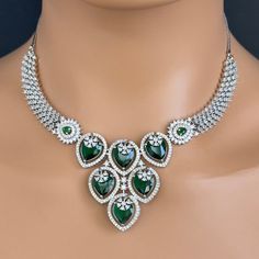 Emerald CZ diamond bridal necklace, American Diamond wedding necklace, Cz jewelry, Indian, Pakistani, and Punjabi wedding jewelry  Regular Size And Adjustable with rhodium finish Ships from California, USA Delivery in 2-5 business days in the USA. Other colors can be found here https://www.etsy.com/listing/1423096838/ruby-cz-diamond-bridal-necklace-american?ref=listings_manager_grid https://www.etsy.com/listing/1423097794/sapphire-cz-diamond-bridal-necklace?ref=listings_manager_grid Color, shade Cubic Zirconia Emerald Necklace For Wedding, Fine Jewelry Emerald Necklace With 17 Jewels For Wedding, White Gold Brilliant Cut Necklace For Wedding, Fine Jewelry Bridal Necklace With Crystals And Jewels, Dazzling Hand Set Emerald Necklace For Wedding, White Gold Cubic Zirconia Emerald Necklace For Anniversary, Dazzling Hand-set Emerald Necklace For Wedding, Wedding Emerald Necklace With Diamond Accents, Anniversary Emerald Necklace With Cubic Zirconia Jewels